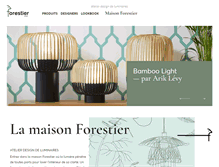 Tablet Screenshot of forestier.fr